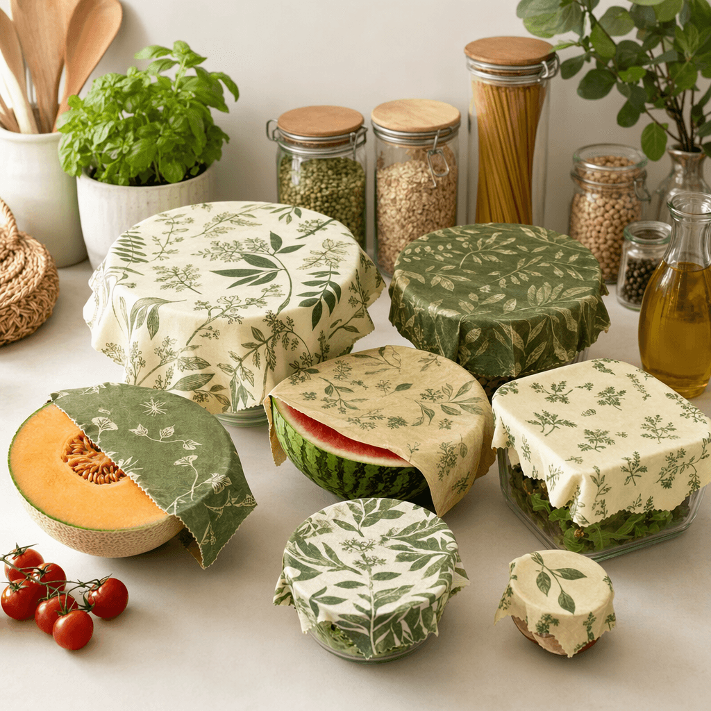 Reusable Beeswax Food Wraps (6)